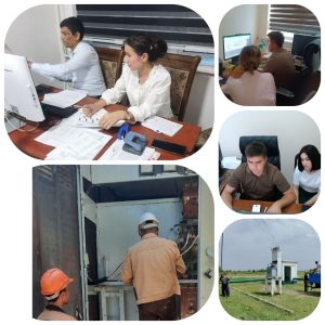 Sirdaryo tuman texnikumi oʻquvchilari amaliyotda!